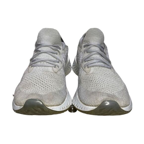 Nike Epic React Flyknit Women’s Size 7.5 Wolf Grey Running Sneakers AQ0067-002 - Picture 9 of 9